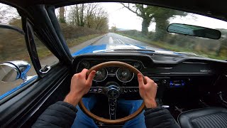 1968 Ford Mustang Fastback 289 V8 Auto – POV Test Drive amp Walkaround  Pipecraft Dual Exhaust [upl. by Godfree303]