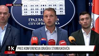 VANREDNA Pres konferencija Draška Stanivukovića [upl. by Yelah]