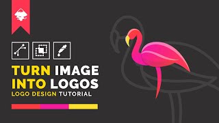 Inkscape Tutorial  How to Make A Logo Design From an Image [upl. by Kristan148]