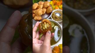 Kbhi aise bnaya h ghar pe pani puri ki puriya bhot acha bnta h youtubeshorts shorts food [upl. by Ahsinav]