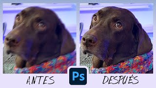 Arreglar Fotografías Movidas en Photoshop ¡Con solo 1 filtro 😮 [upl. by Thom]