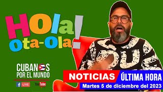 Alex Otaola en vivo últimas noticias de Cuba  Hola OtaOla martes 5 de diciembre del 2023 [upl. by Richer]