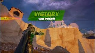 NEW DOOM EVENT UPDATE VICTORY VON DOOM Fortnite zero builds gameplay no commentary [upl. by Ttessil]