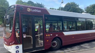 Lothian Buses Route 48 Musselburgh  Gorebridge [upl. by Rafaellle]