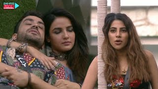 Bigg Boss 14 Live Feed Aly Goni और Jasmin हुए Cozy जली Nikki Tamboli Aly goni and Jasmin Love [upl. by Hadeehsar]