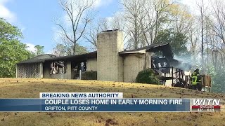 Grifton couple loses everything in early morning fire [upl. by Reklaw]