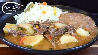 How to Make Beef Steak Bistec Ranchero Con Papas a la Mexicana [upl. by Aikal423]