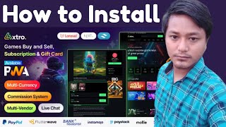 How to Install Axtro – Games Buy and Sell Subscription amp Gift Card Laravel Script [upl. by Claudette]