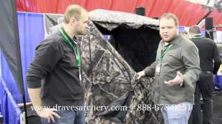 20132014 Mathews Trade Show Barronett BIG MIKE Hunting Blind [upl. by Nadine]