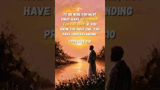 Proverbs 910  The Fear of the Lord bibleverse proverbs jesus scripture holyspirit godsword [upl. by Nnylharas]