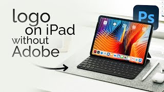 How to Create Logo on iPad without Adobe tutorial [upl. by Eerahc]