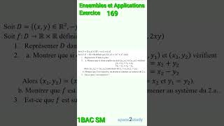 Exercice 169 Ensembles et Applications 1SM [upl. by Karyl]