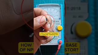 finding the base of NPN amp PNP transistor tutorial [upl. by Amelina155]