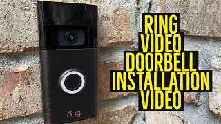 Ring Video Doorbell Installation Video [upl. by Yendic738]