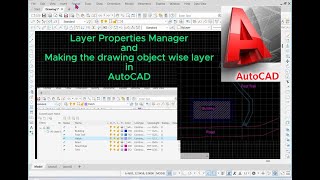 Layer Properties Manager amp Making the Drawing Object wise layer in AutoCAD [upl. by Oleta]