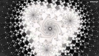 Fractal Zoom Cubed Black And White Raised Power Mandelbrot 720p 30fps [upl. by Airotciv]