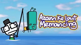 Azam Ke Laut Memancing  Animasi Malaysia [upl. by Ferdinana]