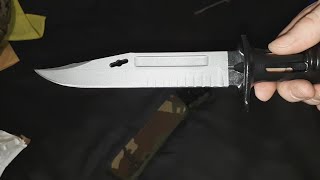 Current Issue British Military L3A1 SA80 Bayonet knife with scabbard and frog [upl. by Fuhrman]