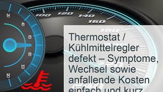 Thermostat defekt  Kosten » Symptome » Reparatur [upl. by Jeramie449]