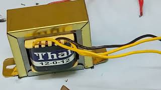 FULL WAVE RECTIFIER WITH CAPACITOR FILTER EXPERIMENT PARTB [upl. by Eatnohs]