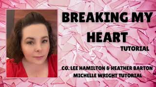 Breaking my heart line dance tutorial Intermediate choreography by Lee Hamilton amp Heather Barton [upl. by Gaynor468]