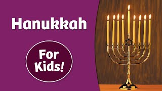 History of Hanukkah for Kids  Bedtime History [upl. by Dymoke1]