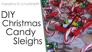 DIY Christmas Candy Sleigh • DIY • Sereina in a Nutshell [upl. by Vlada]