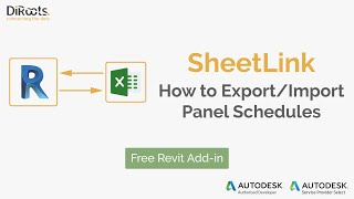 SheetLink  Revit  Excel  ExportImport Panel Schedules [upl. by Niffirg]