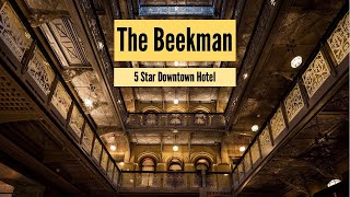 The Beekman  a Thompson Hotel  Downtown NYC Luxury Hotel [upl. by Anilorak]