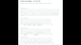 Flotsam and Jetsam I Live You Die Guitar Tab [upl. by Efthim]