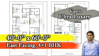 40X60 House Plans │ 40x60 Split Level Duplex House Design │ 4060 house plan with garden amp parking [upl. by Adriene]