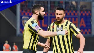 FC 24  Al ittihad vs Al Hazeem  Saudi Pro League  Xbox S [upl. by Hacim]