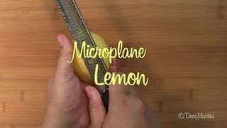 How to Zest a Lemon with a Microplane [upl. by Aelram]