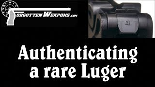 Authenticating a Very Rare GL Script Luger [upl. by Nnaira]