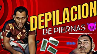 Broma 😈 Depilación de piernas al Chuma Lo agarre dormidito 🤣 [upl. by Eiliah]