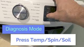 Maytag Front Load Washer LF amp F8E1 Error Code Easy Fix Diagnosis Mode Not Spinning Clothes [upl. by Annoda]