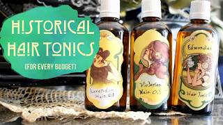 Historical Hair Tonic Recipes one for every budget [upl. by Acirne524]