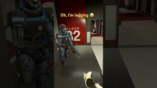 Oh I’m Lagging 😂 vr funny viralshorts brechers [upl. by Anaitat260]