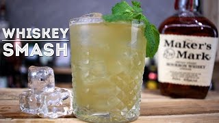 Whiskey Smash Cocktail Recipe [upl. by Asinet7]