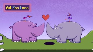 Love Story in 64 Zoo Lane 💕  Funny Compilations For Kids [upl. by Carce930]