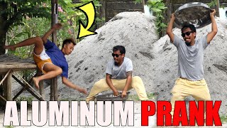 TAONG GRASA ALUMINUM PRANK  Part 2  Nahulog sa subrang gulat [upl. by Suidualc]