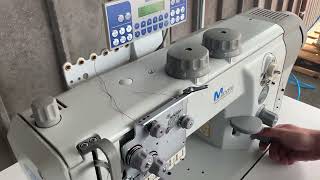 Durkopp Adler 867  190322  M automatyczna maszyna szyjąca Sewing machine Nähmaschine [upl. by Trip]