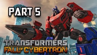 Transformers Fall of Cybertron Walkthrough  Part 5 Chapter 2 METROPLEX Lets Play PC PS3 XBOX [upl. by Marcello]