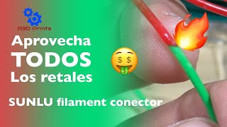 🔥 Cómo unir filamentos fácilmente Sunlu Filament Connector el fusionador de filamento definitivo 💰 [upl. by Rolph]