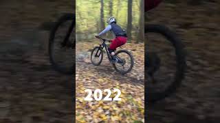 2022 vs 2024 Glen Park Enduro mtb glenpark pennsylvania mountainbiking mountainbike [upl. by Ennayar]