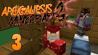 MIEDO EN LA NOCHE  APOCALIPSISMINECRAFT3  EPISODIO 3  WILLYREX Y VEGETTA [upl. by Sera]