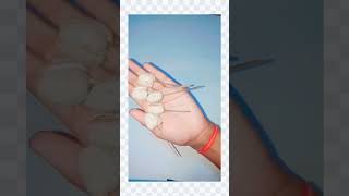 Making tulip flower with pista shell 🐚🌷diy craft ytshorts [upl. by Warfore]