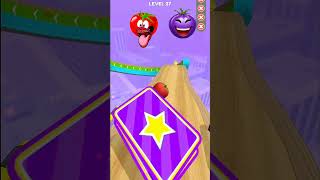 Red tomato 🍅 vs purple 💜 tomato Ball  shorts youtubeshorts trending [upl. by Declan481]