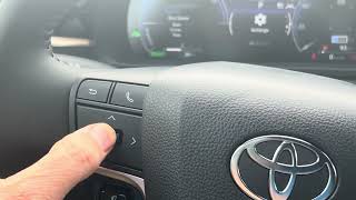 How to access the settings menu in a new Toyota [upl. by Atnohs]