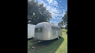 Walk Thru of 1957 Airstream Caravanner Before Renovation [upl. by Navannod]